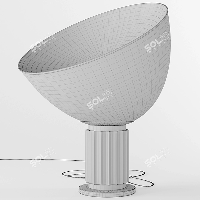 Iconic Taccia Table Lamp 3D model image 4