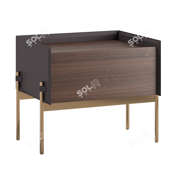 Luxury Aston Martin Bedside Table 3D model image 5