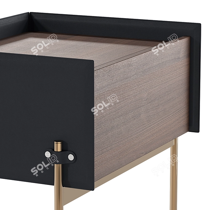 Luxury Aston Martin Bedside Table 3D model image 8