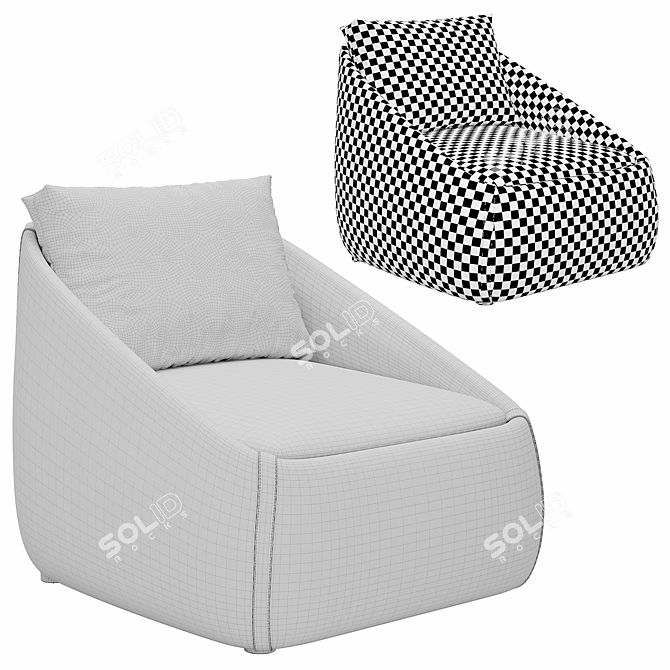 Ditre Italia Bend Low 3D Model 3D model image 5