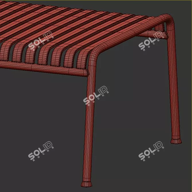 Modern Hay Palissade Lounge Set 3D model image 6