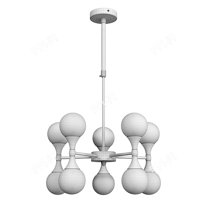 Artelamp Modern Hanging Chandelier 3D model image 7