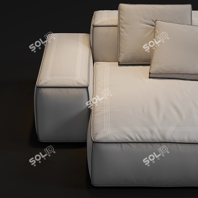 Modular Sofa Boca Navi 3D model image 6