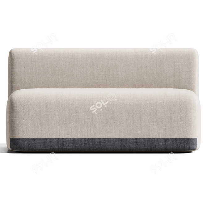 Season Straight Sofa - Viccarbe 3D model image 3