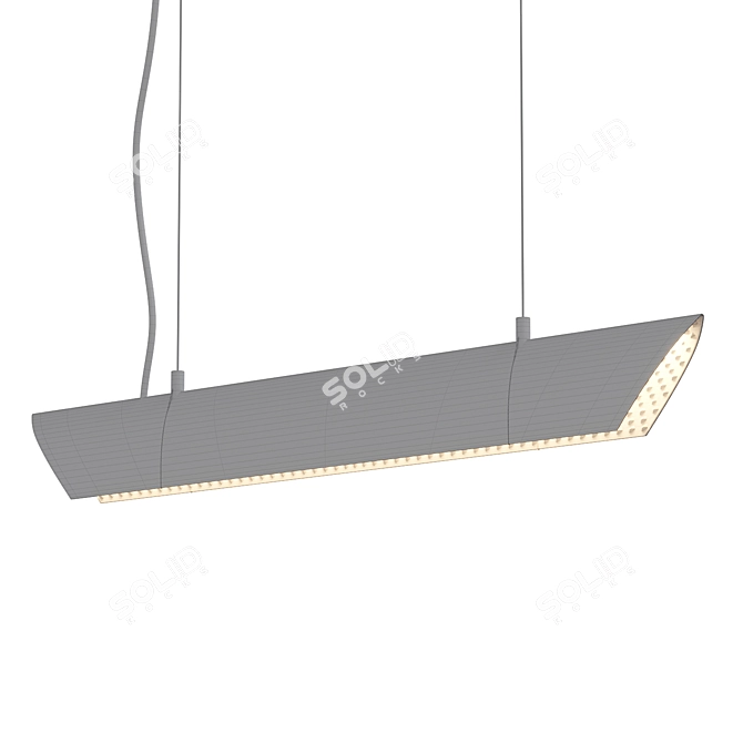 Elegant MESH Pendant Light 3D model image 2