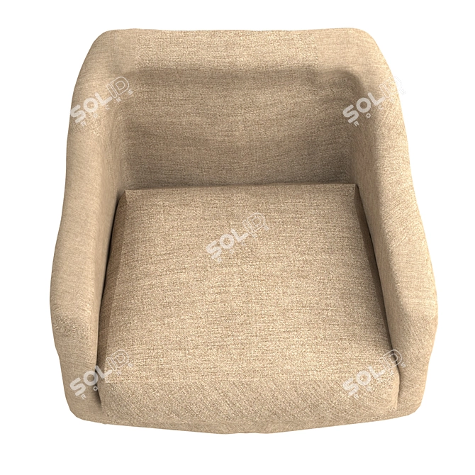 Timeless Elegance: Classic Armchair 3D model image 5