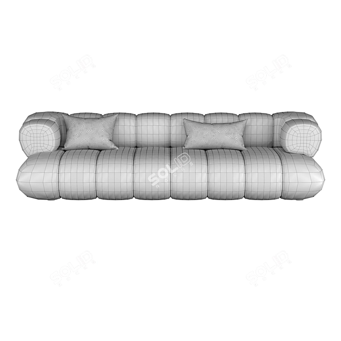 Intermade 3 Seater Sofa: Modern Elegance by Roche Bobois 3D model image 4