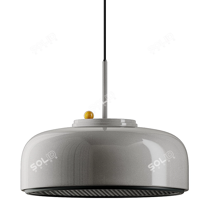 PODGY Aluminum Pendant Lamp: Stylish Illumination for Any Space 3D model image 2