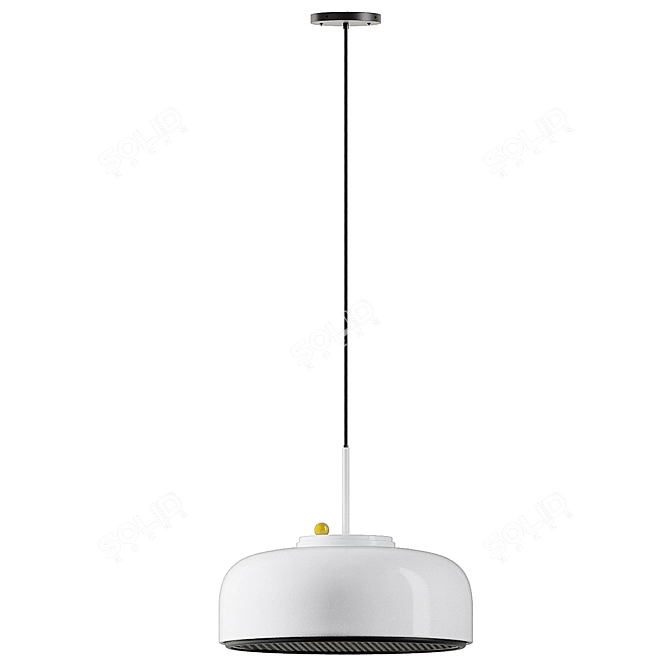 PODGY Aluminum Pendant Lamp: Stylish Illumination for Any Space 3D model image 5