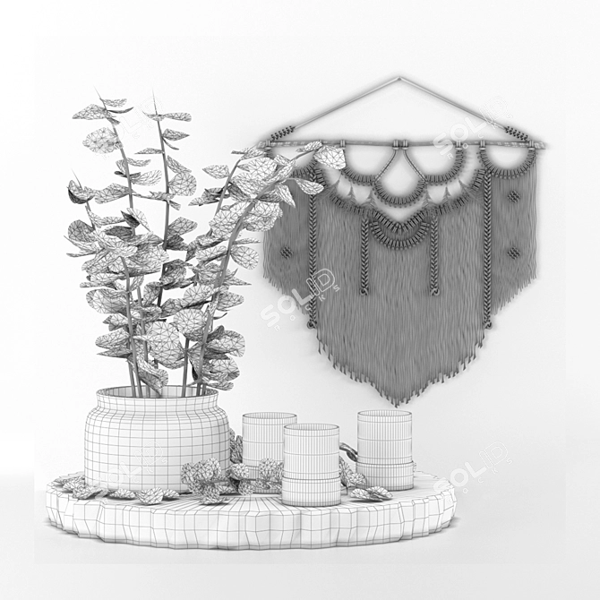 Elegant Decor Set: Versatile & High Quality 3D model image 4