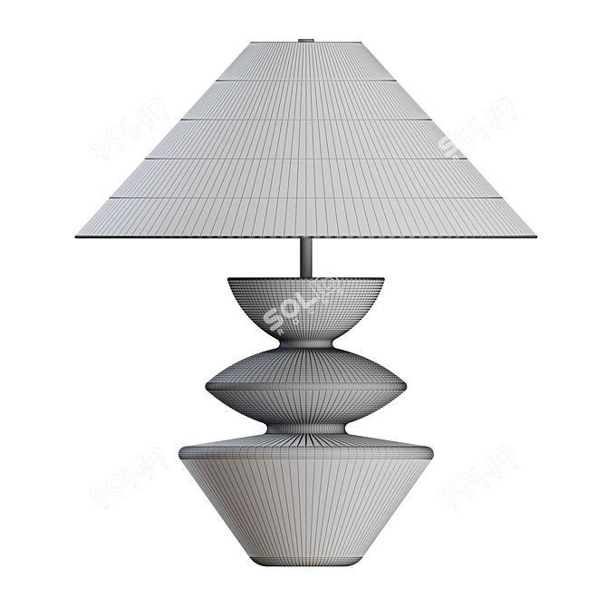 Dual-Faced Janus Lamp 3D model image 2
