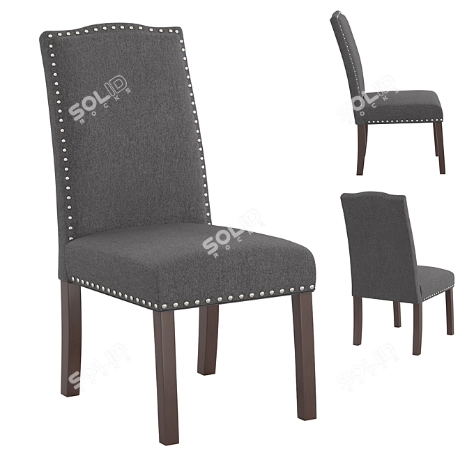 Flash Furniture Chair Parsons - Hampton Hill 3D model image 1