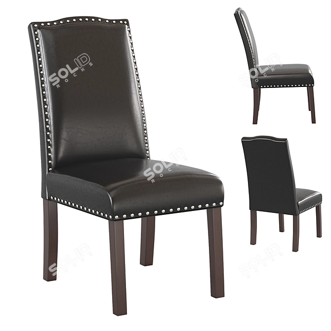 Flash Furniture Chair Parsons - Hampton Hill 3D model image 2