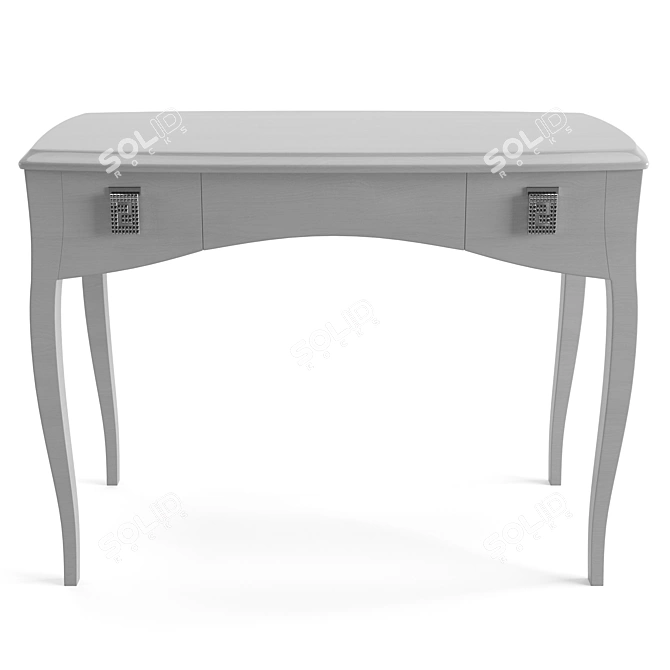 Fendi Casa Canova Beauty Desk: Sleek Elegance for your Vanity 3D model image 3