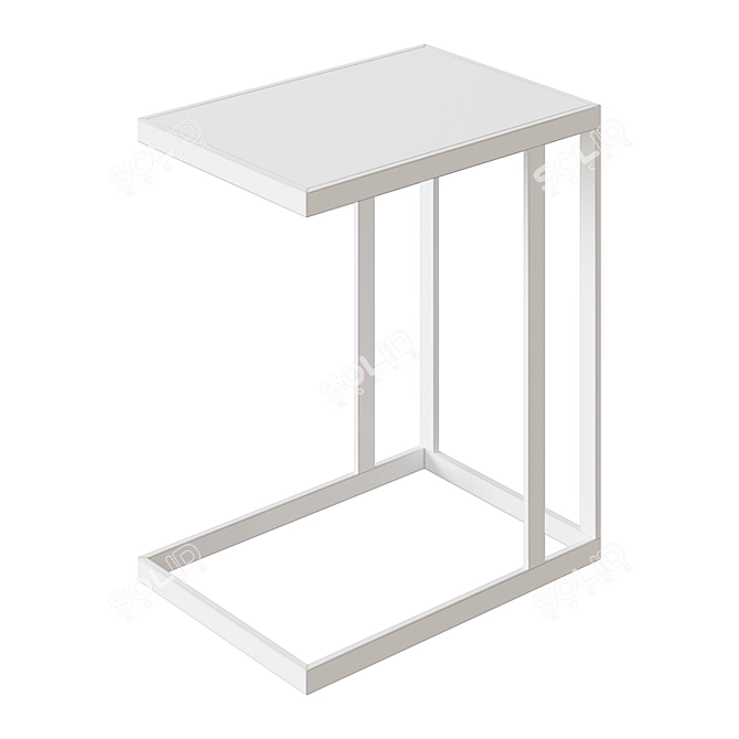 Elegant Osaka Marble Coffee Table 3D model image 2