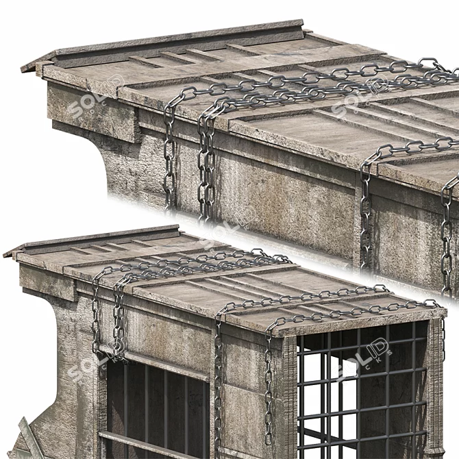 Medieval Carriage C5: High-quality 3D Model 3D model image 4