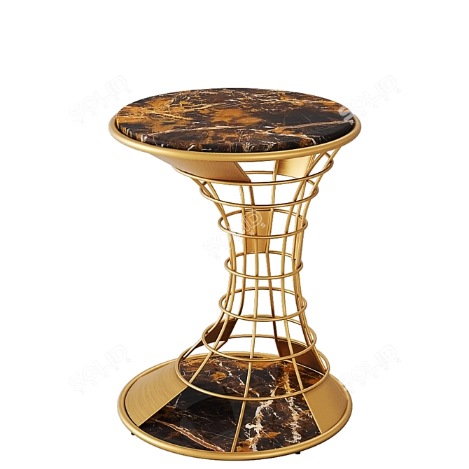 Porus Bird House Side Table 3D model image 1