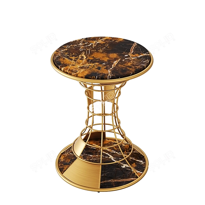 Porus Bird House Side Table 3D model image 2