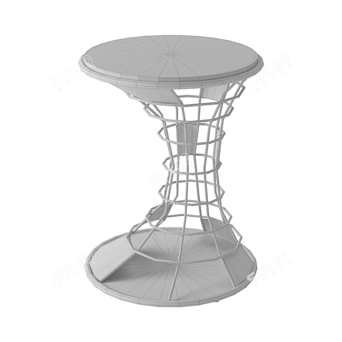 Porus Bird House Side Table 3D model image 11