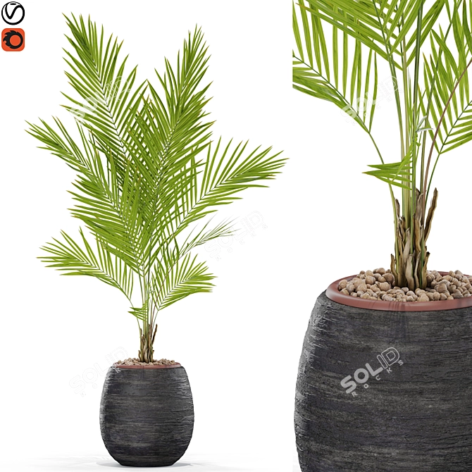 Green Oasis: Plants Collection 568 3D model image 1