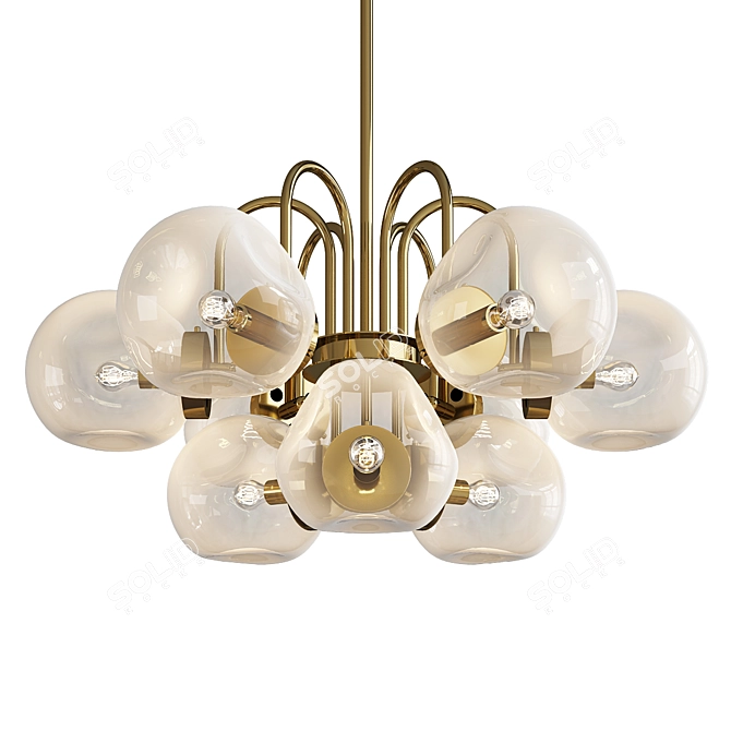 Carlo Nason Chandelier: Elegant Illumination 3D model image 1