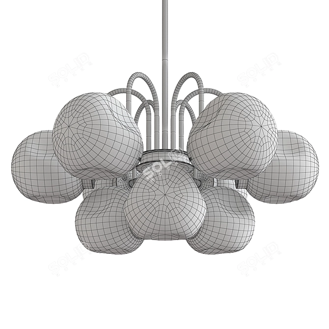 Carlo Nason Chandelier: Elegant Illumination 3D model image 2