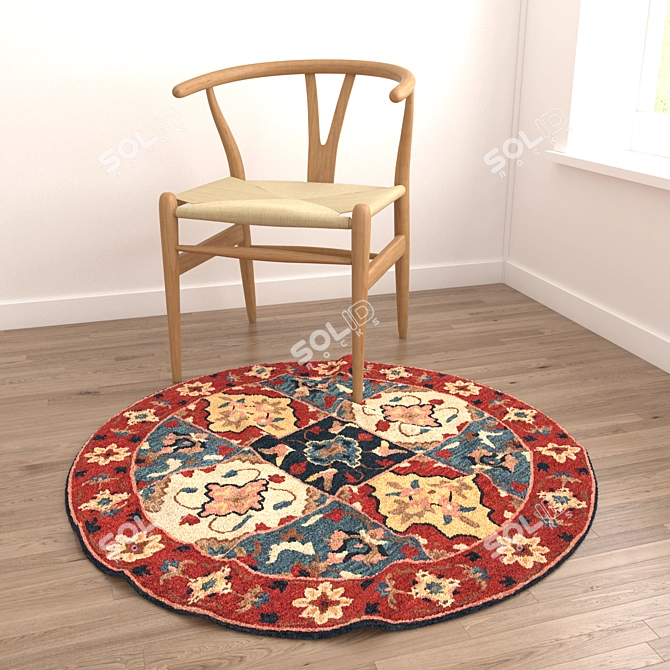 Versatile Rug Set: 8 Variations 3D model image 3