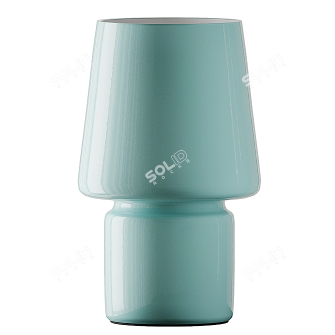 Colorful Glass Table Lamps - 21cm 3D model image 2