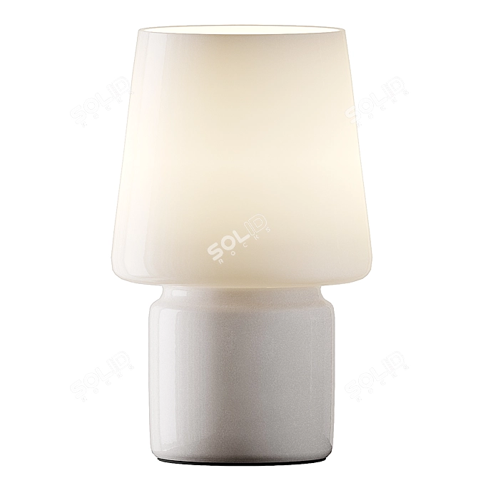 Colorful Glass Table Lamps - 21cm 3D model image 5