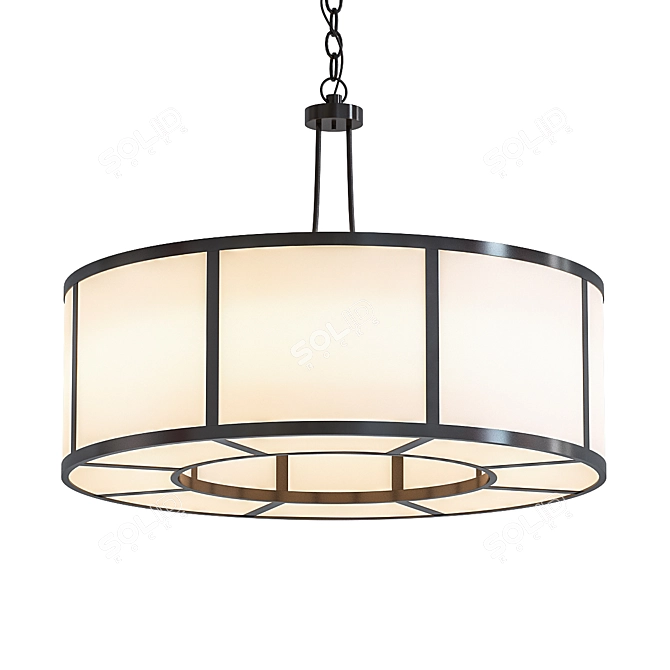 Ailsa Bronze Pendant Light 3D model image 1