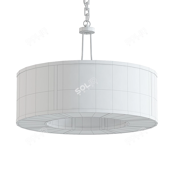 Ailsa Bronze Pendant Light 3D model image 2