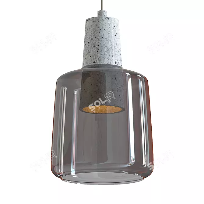 Kuzco Mini Pendant: Stylish LED Lighting 3D model image 1