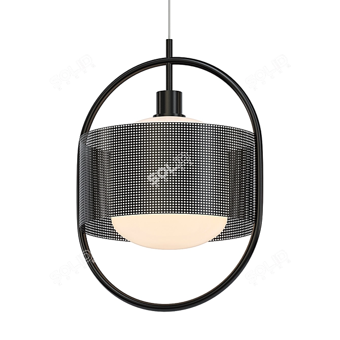 Elegant Mossen Design Lamp 3D model image 1