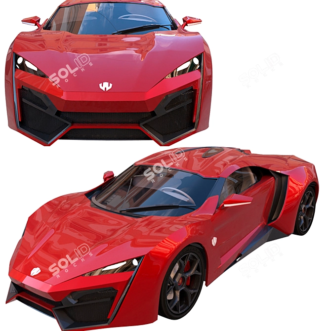 Lykan Hyper 2015 - Ultimate 3D Car Model 3D model image 2