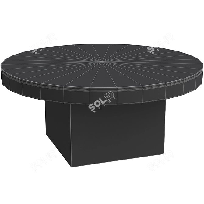 Sleek BLACKFI Coffee Table 3D model image 2