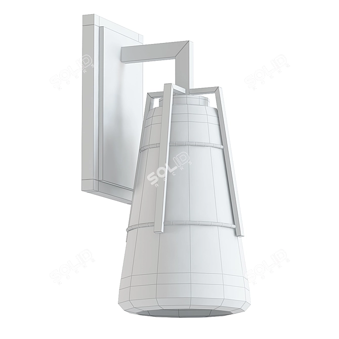 Elegant Adelaide Wall Sconce 3D model image 2