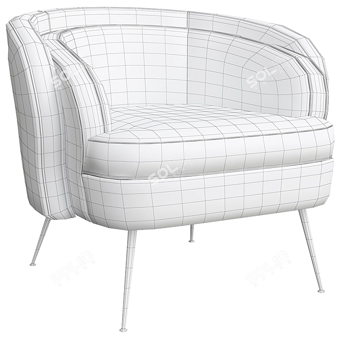 Modern Orion Chair - Sleek and Stylish 3D model image 5