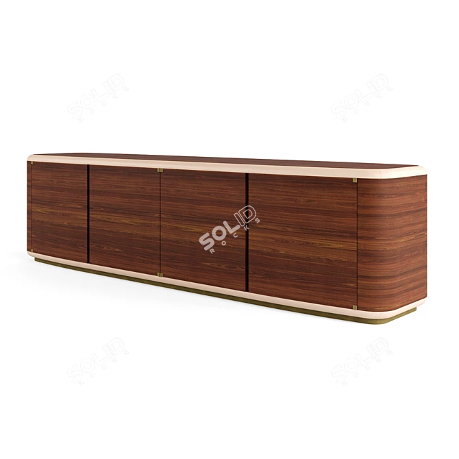 Giorgetti BULL Sideboard: Iconic Elegance 3D model image 2