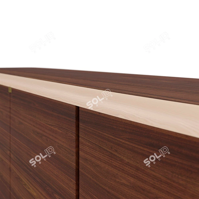 Giorgetti BULL Sideboard: Iconic Elegance 3D model image 3