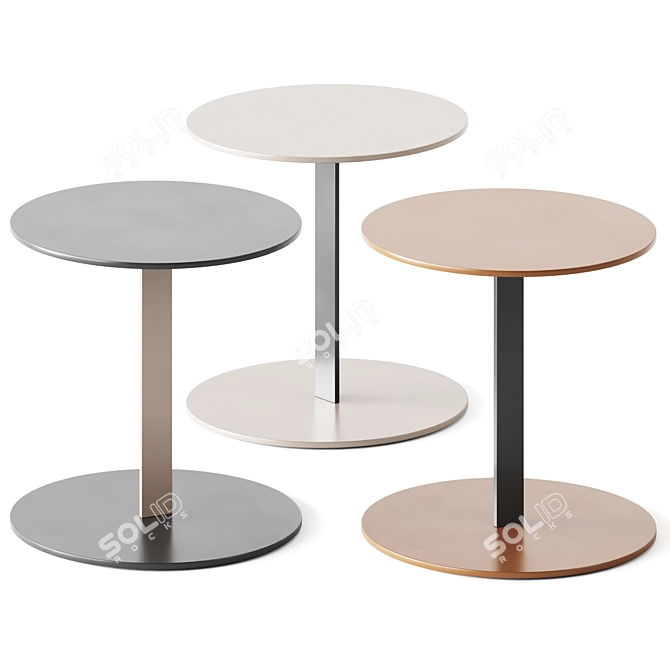  sleek and modern coffee table 3D model image 1