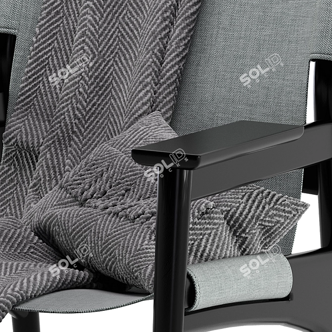 Modern Tessa Armchair: Sleek & Versatile 3D model image 2