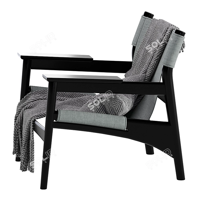 Modern Tessa Armchair: Sleek & Versatile 3D model image 5