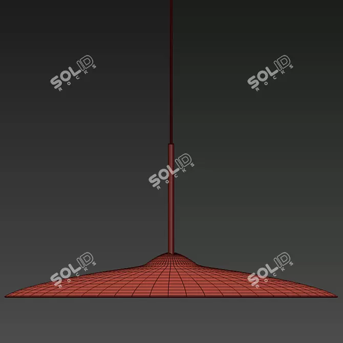 EcoFusion PET Pendant: Harmonious Light 3D model image 3