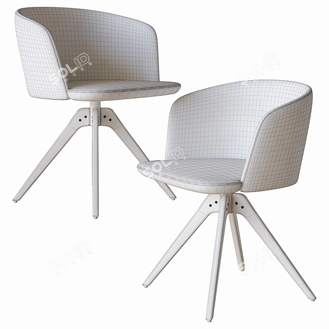 Modern NYM 3D Chair 3D model image 4