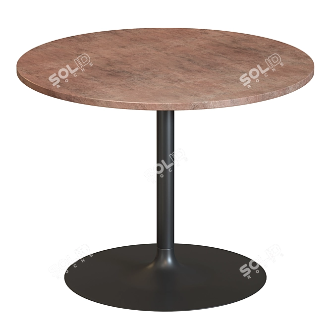 Elegant Infinity Table by Midj - Stylish and Functional 3D model image 2