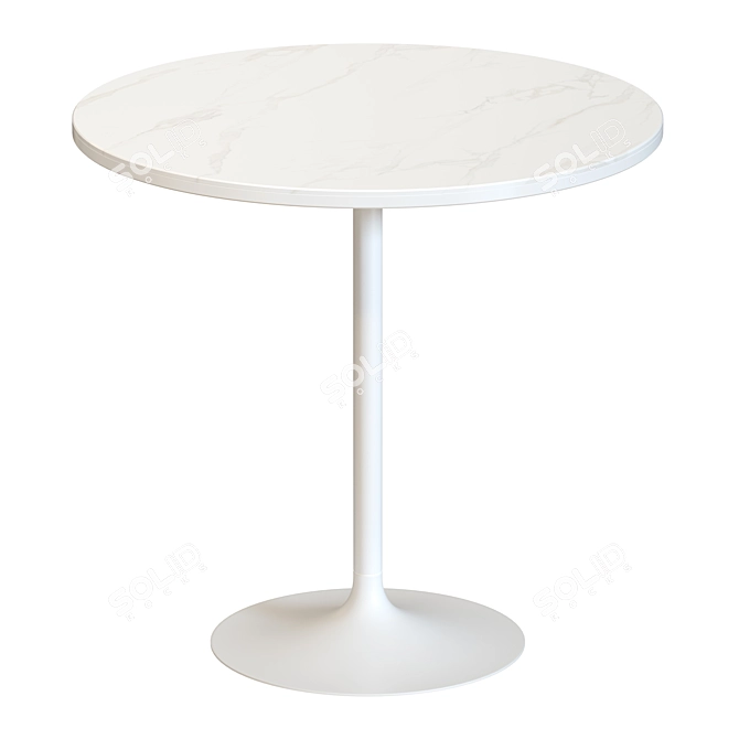 Elegant Infinity Table by Midj - Stylish and Functional 3D model image 3