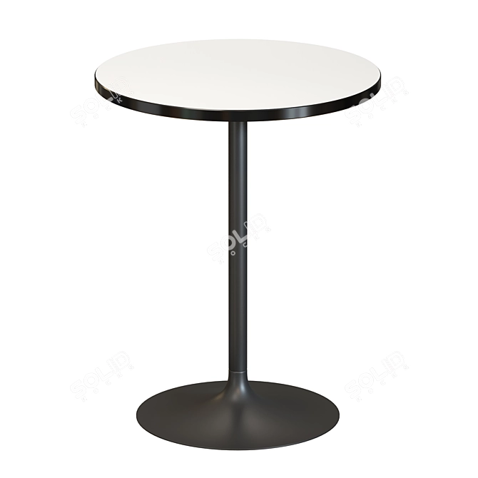 Elegant Infinity Table by Midj - Stylish and Functional 3D model image 4