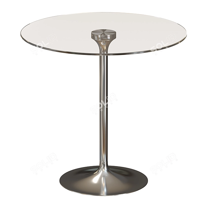 Elegant Infinity Table by Midj - Stylish and Functional 3D model image 5