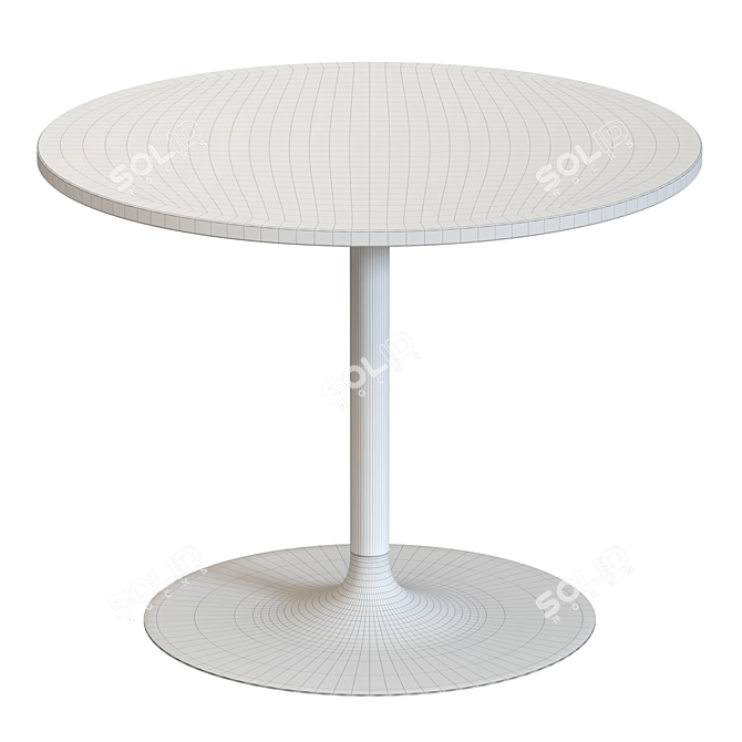 Elegant Infinity Table by Midj - Stylish and Functional 3D model image 6