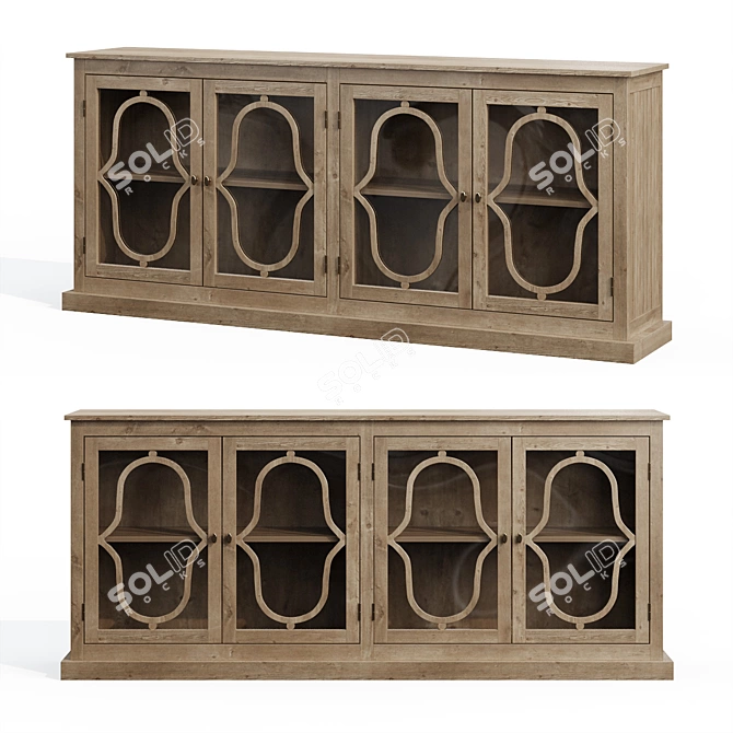 Shanghai - Dantone's Chic Sideboard 3D model image 1